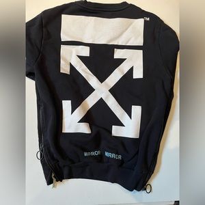 Off-White tiger embroidery crewneck sweatshirt 2017